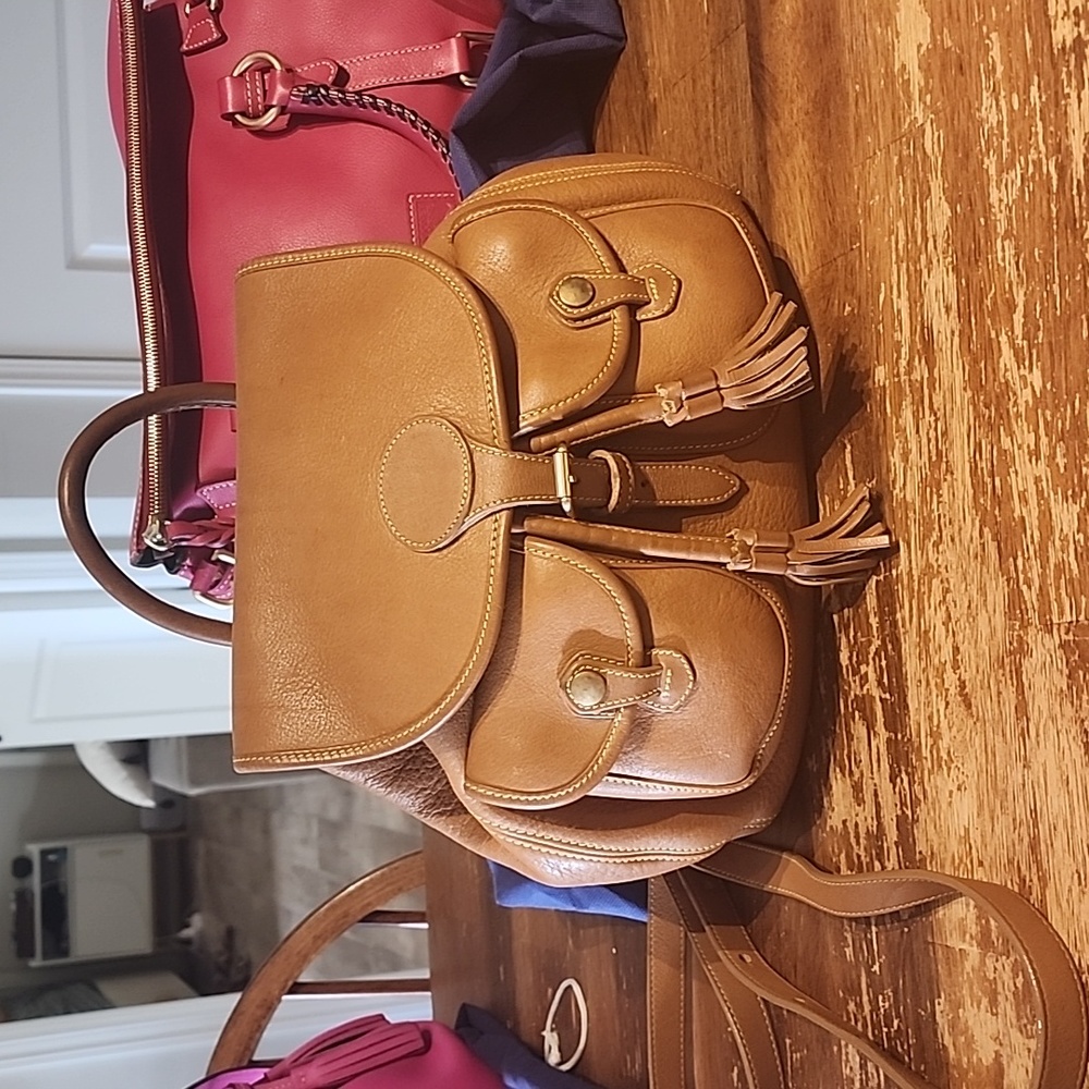 Vintage Dooney and Bourke Leather Backpack